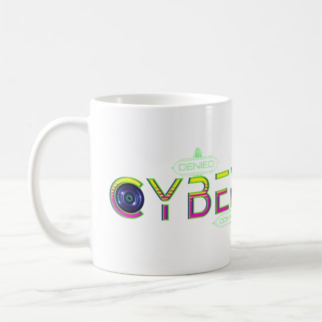 Caneca De Café Cyberpunk Genre Lover (Esquerda)