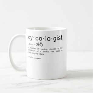 Caneca De Café Cycologist Definição Engraçado Viciado em Cicli