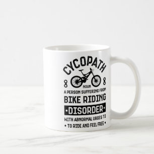 Caneca De Café Cycopath Ciclismo de Montanha Bicicleta Mtb Bike 
