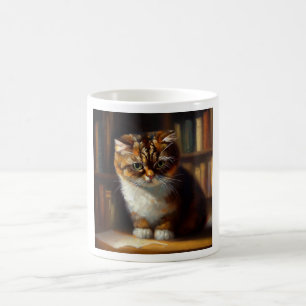 Caneca De Café Cymric Cat