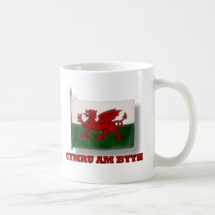 Caneca De Café Cymru Am Byth (Wales para sempre)