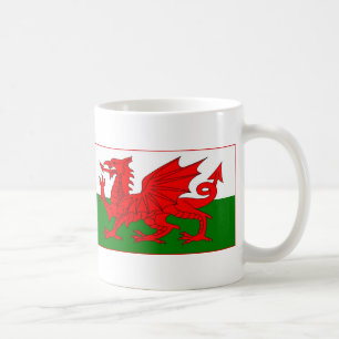 Caneca De Café Cymru - bandeira de Galês