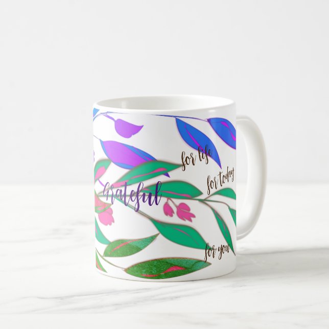 Caneca De Café Cypress Daily Affirmation Coffee Mug (Frente Esquerda)
