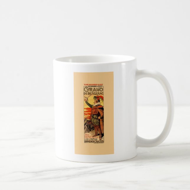 Caneca De Café Cyrano de Bergerac por Lucien Métivet 1898 (Direita)