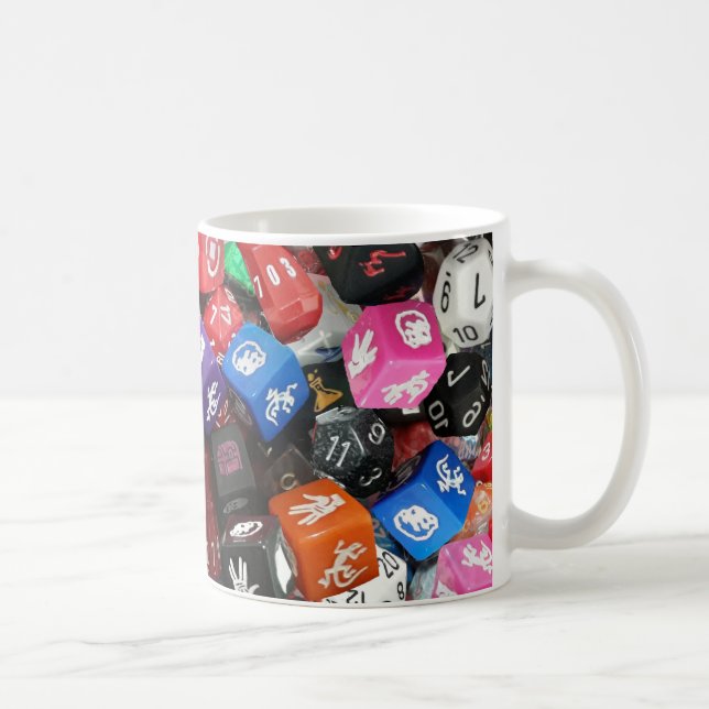 Caneca De Café d20 dados (Direita)