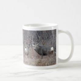 Caneca De Café D29 Mule Deer Buck and Doe