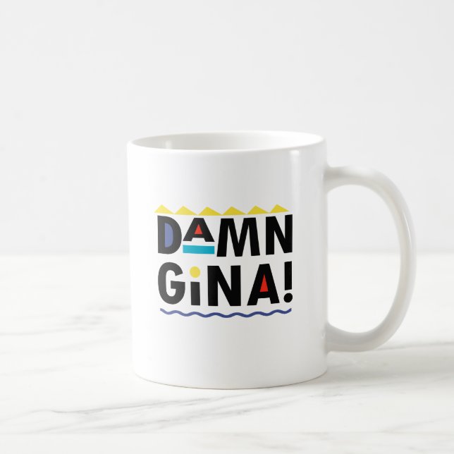 CANECA DE CAFÉ D A M N GINA (Direita)