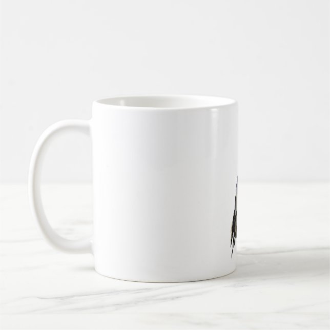 Caneca De Café D é para Demoiselle Crane (Esquerda)