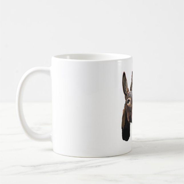 Caneca De Café D é para Donkey (Esquerda)