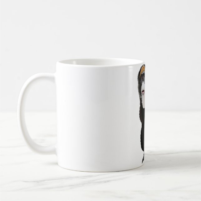 Caneca De Café D é para o macaco de De Brazza (Esquerda)