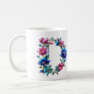 Caneca De Café D Mug de café - Design floral para doação
