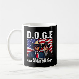 Caneca De Café D.O.G.E. Departamento de Eficiência do Governo