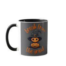 Caneca de Café da Abóbora Bruxa