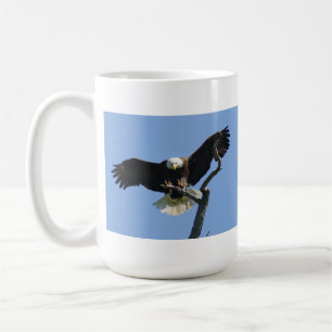 Caneca de café da águia americana