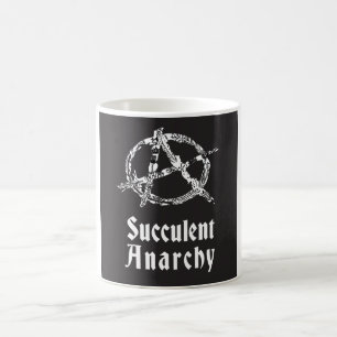 Caneca de café da anarquia do Succulent
