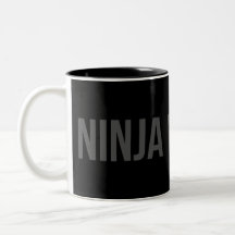 Caneca de café da arma de Ninja