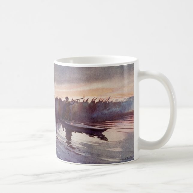 Caneca de café da arma do desportista do lago (Direita)