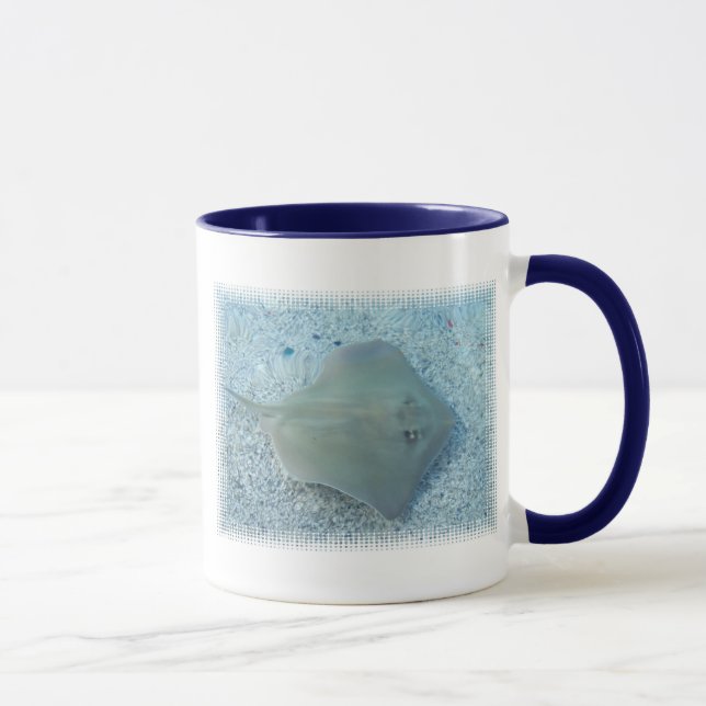 Caneca de café da arraia-lixa da água fresca (Direita)