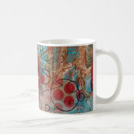 Caneca de café da arte abstracta