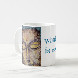 Caneca de café da arte de Buddha das citações do
