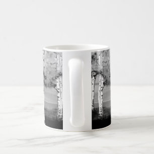 Caneca de café da árvore de vidoeiro