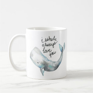 Caneca De Café Da baleia amor sempre você