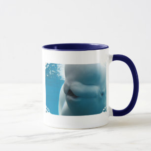 Caneca de café da baleia da beluga
