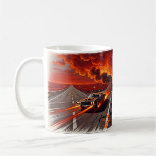 Caneca de Café da Banda de Rock Highway to Hell Fl