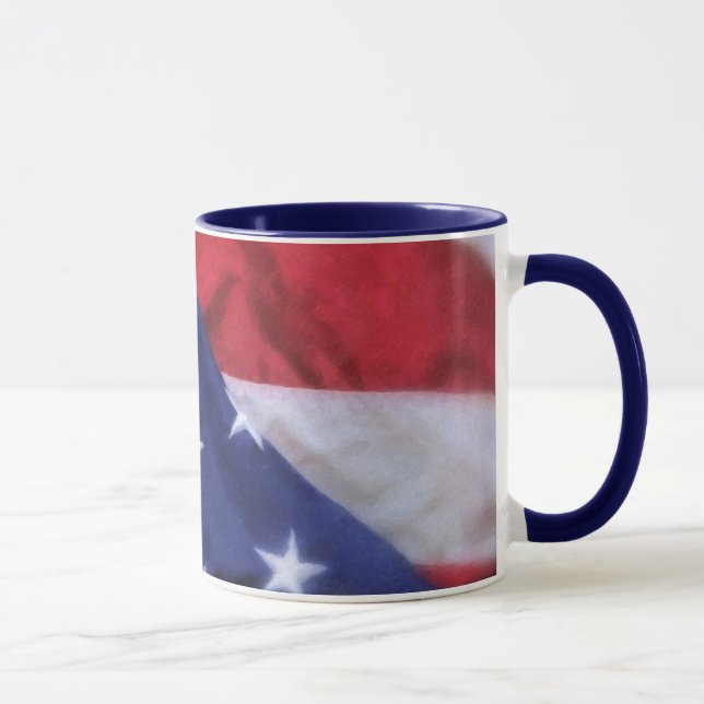 Caneca de café da bandeira americana (Direita)