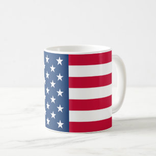 Caneca de Café da Bandeira Americana Patriótica
