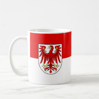 Caneca de café da bandeira de Brandemburgo