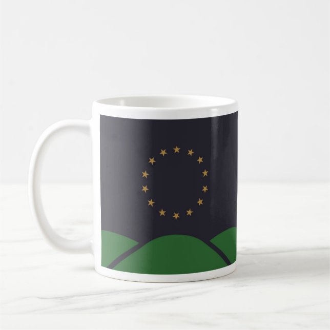 Caneca de Café da Bandeira de Montpelier, Vermont (Esquerda)