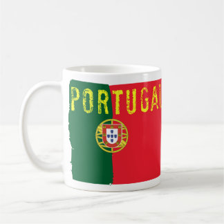 Caneca de café da bandeira de Portugal
