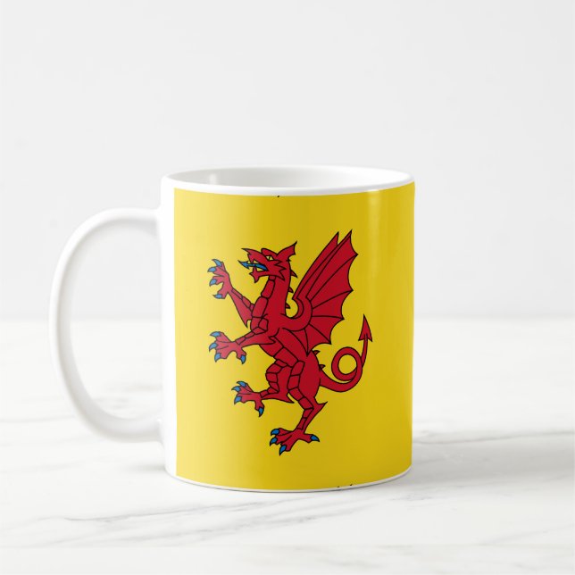 Caneca de café da Bandeira de Somerset (Esquerda)