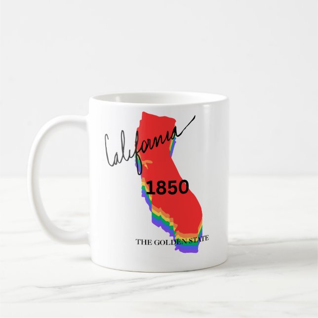 caneca de café da Califórnia (Esquerda)
