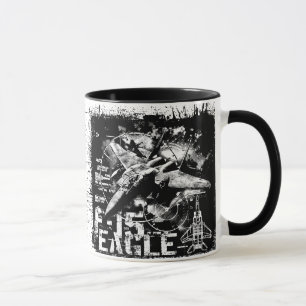 Caneca de café da campainha de F-15 Eagle