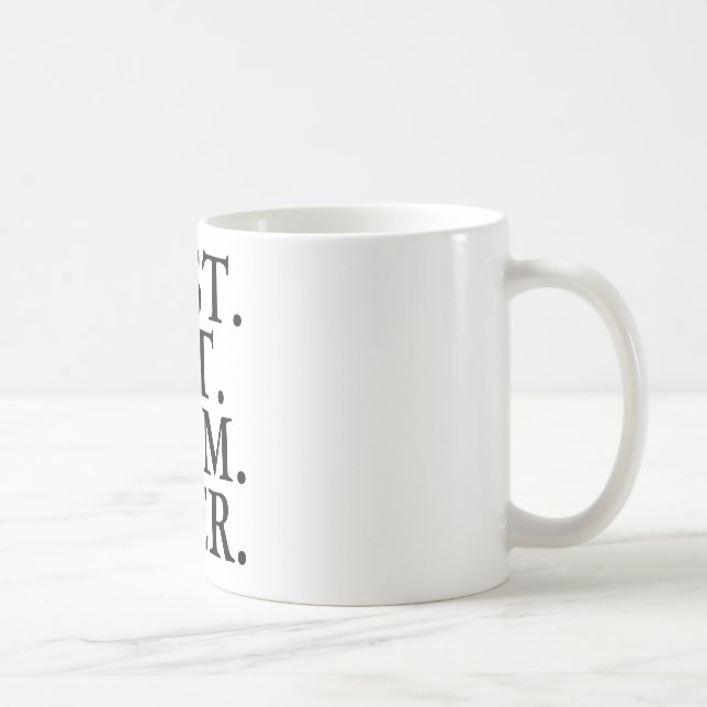 Caneca De Café Da "caneca de café melhor mamã do gato nunca" (Direita)
