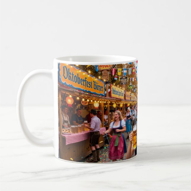 Caneca de Café da Celebração do Oktoberfest de Mun (Esquerda)