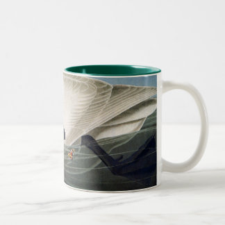Caneca de café da cisne de trompetista de Audubon