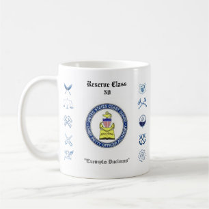 Caneca de café da classe 50 da reserva da academi