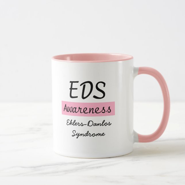 Caneca de café da conscientização da síndrome de E (Direita)