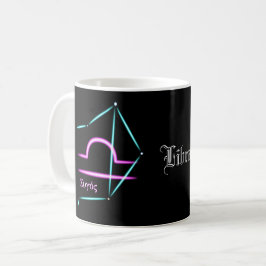 Caneca de Café da Constelação do Zodíaco Libra