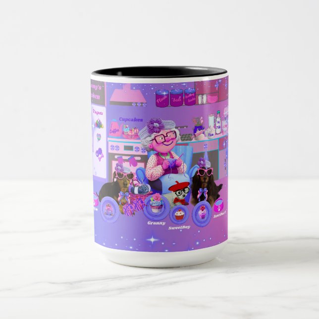 Caneca de Café da Cozinha da Vovó (Centro)