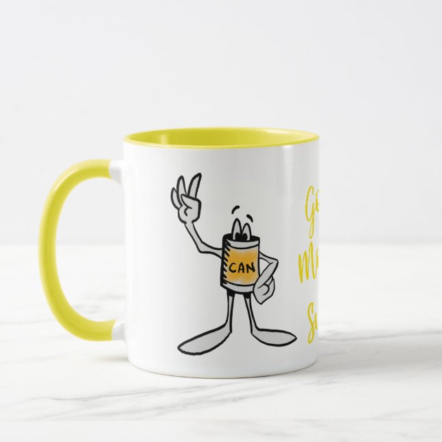 Caneca de Café da Criatura Amarela (Esquerda)