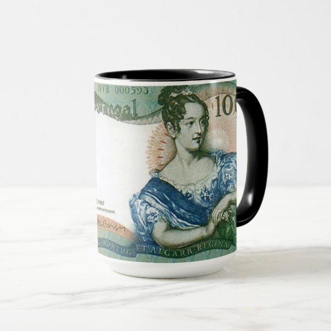 Caneca de café da cultura portuguesa (Frente Esquerda)