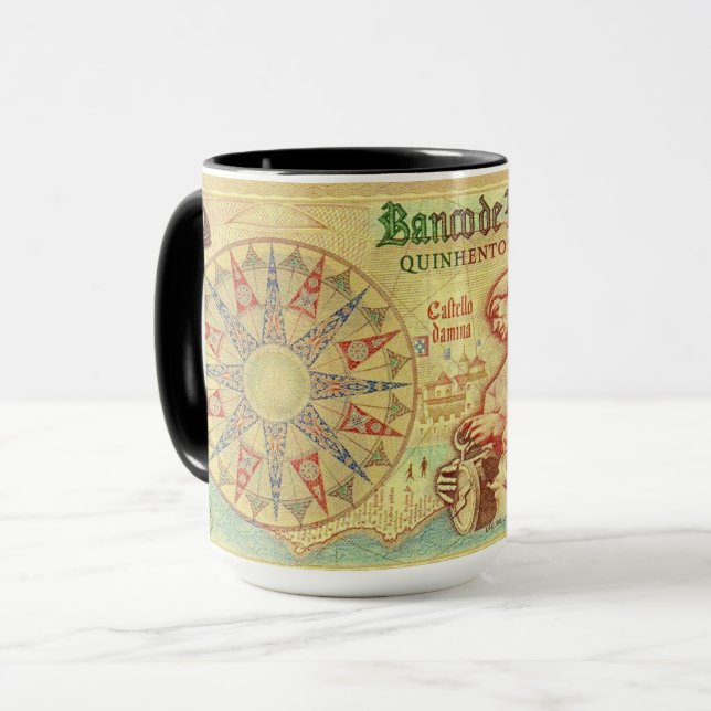 Caneca de café da cultura portuguesa (Frente Esquerda)