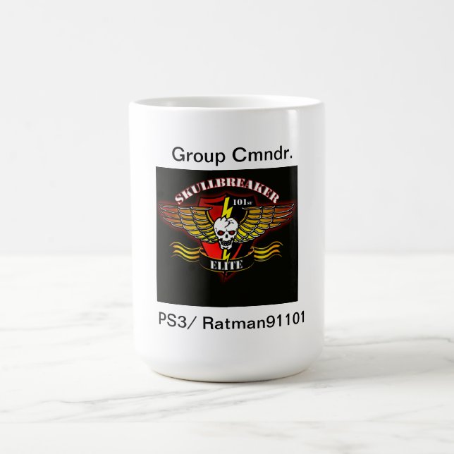 Caneca de café da elite de Skullbreaker 101st (Centro)