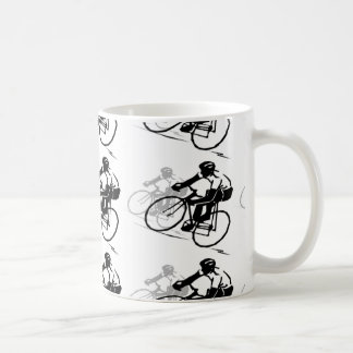 Caneca de café da equitação da bicicleta