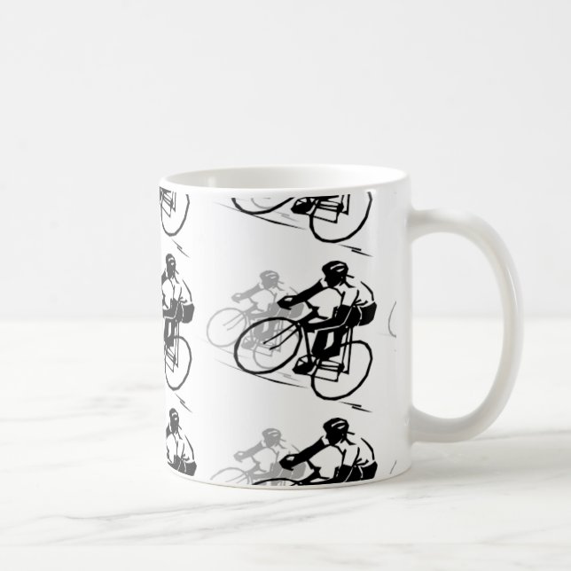 Caneca de café da equitação da bicicleta (Direita)