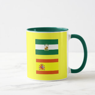 Caneca de café da espanha de Andalucía